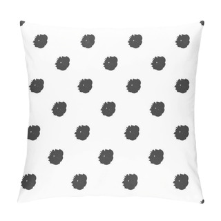 Personality  Painted Black Polka Dots Pattern Pillow Covers
