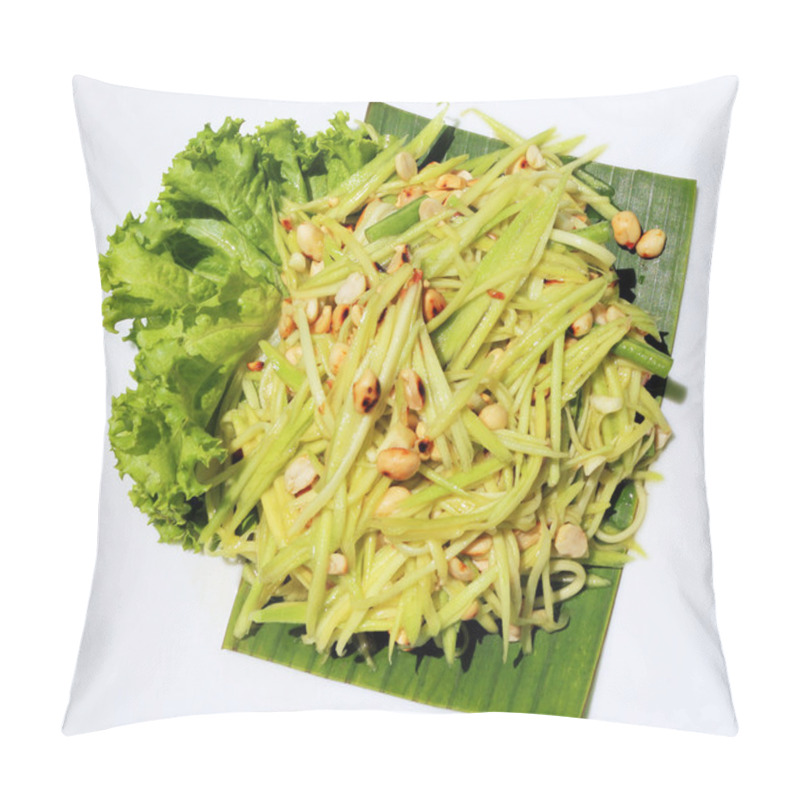 Personality  Green mango salad pillow covers