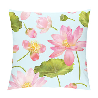 Personality  Lotus Flower Pattern Pillow Covers