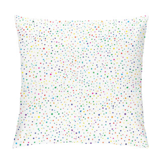 Personality  Colorful Hand Drawn Abstract Background Polka Dot Pattern Dotwork Pillow Covers