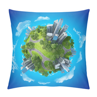 Personality  Ecology Creative Design Concept Of Living. Pillow Covers