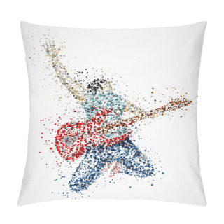 Personality  Abstract Guitarist Pillow Covers