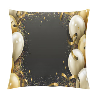 Personality  Party Balloon Background Pillow Covers