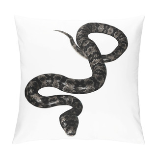 Personality  Cottonmouth Snake On White Pillow Covers