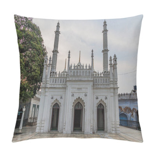 Personality  Husainabad Mosque At Chota Imambara Complex In Lucknow, Uttar Pradesh State, India Pillow Covers