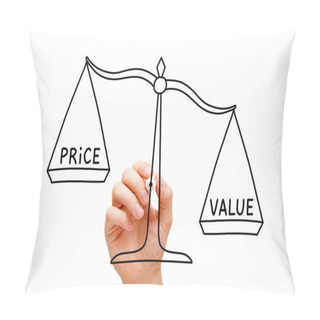 Personality  Value Price Scale Concept Pillow Covers