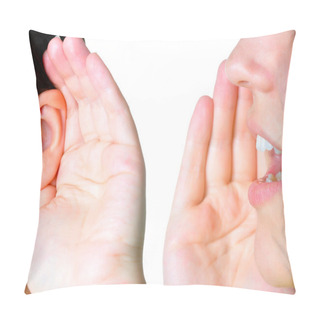 Personality  Talk And Listen Pillow Covers