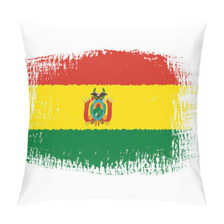 Personality  Brushstroke Flag Bolivia Pillow Covers