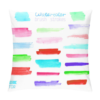Personality  Hand-painted Brush Strokes. Pillow Covers