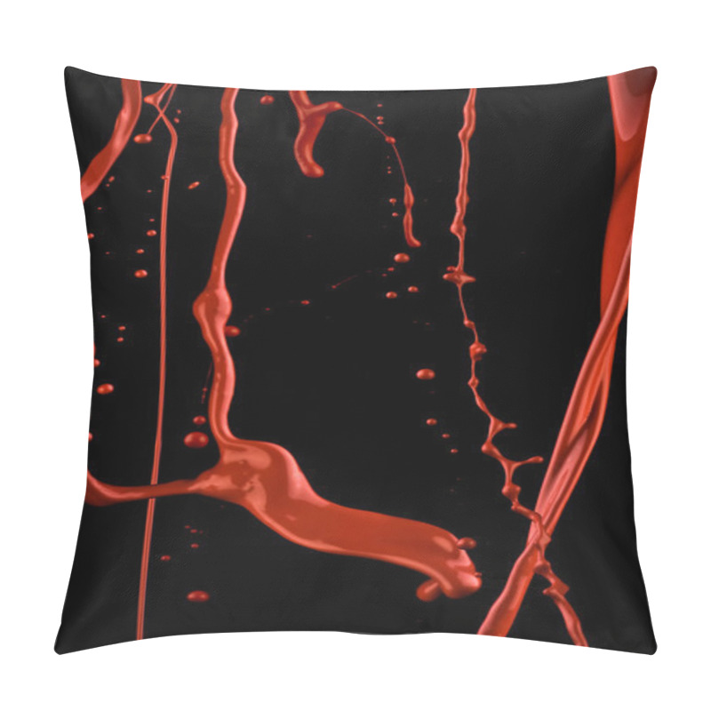 Personality  Bloody paint. pillow covers