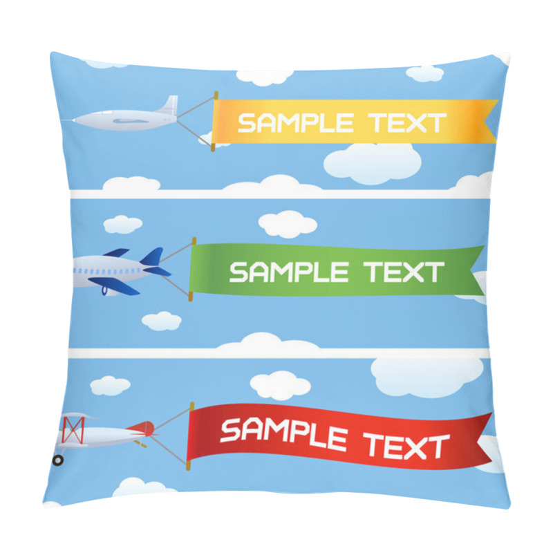 Personality  Planes with message pillow covers