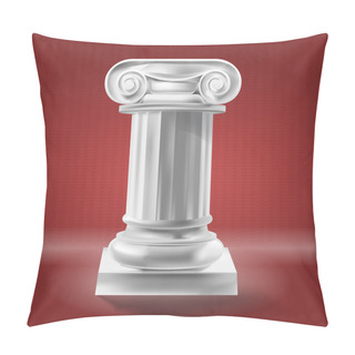 Personality  Ancient Column  Vector Illustration  Pillow Covers