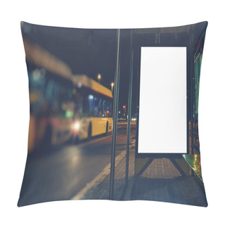 Personality  Blank City Billboard With Copy Space Pillow Covers