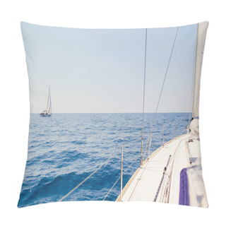 Personality  Yacht Open Sea View Pillow Covers