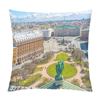 Personality  The St Isaac's Square From The Cathedral's Rooftop Pillow Covers