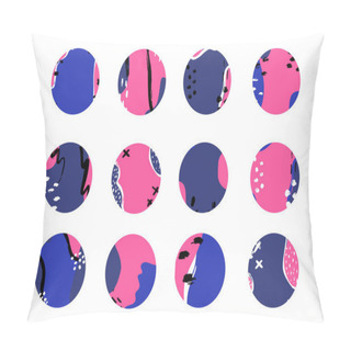Personality  Set Of Various Vector Highlight Covers. Abstract Backgrounds. Pillow Covers