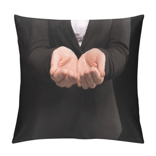 Personality  Female Hands Cupped Together Pillow Covers