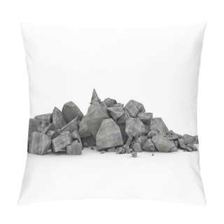 Personality  Ruins On White Pillow Covers