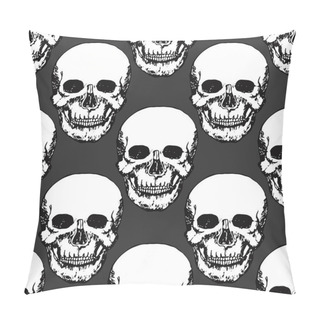 Personality  Black Skulls Print. Skull Pattern. Pillow Covers