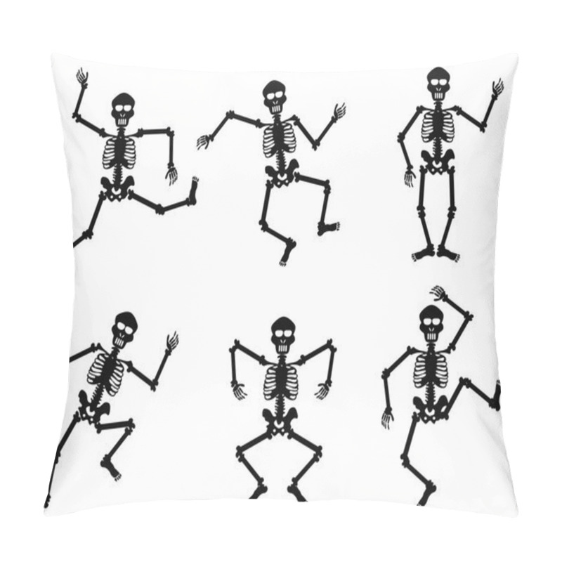 Personality  Skeletons dancing pillow covers