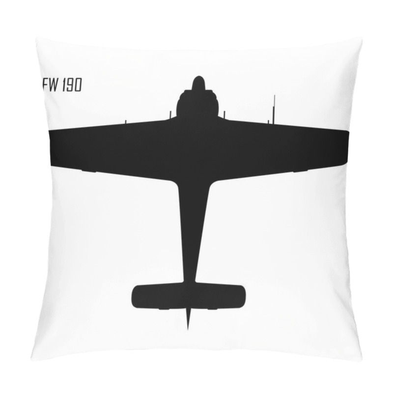 Personality  World War II - Focke-Wulf Fw 190 Pillow Covers