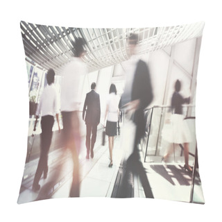 Personality  Hong Kong With Business People Concept Pillow Covers
