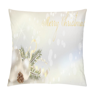 Personality  Christmas Banner With Decoration Pillow Covers