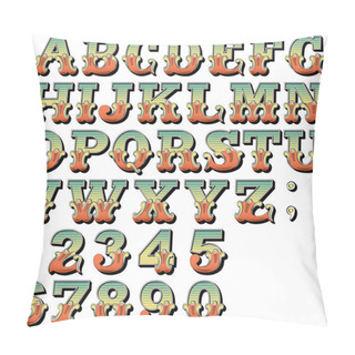 Personality  Carnival, Circus, Funfair Letters Pillow Covers