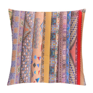 Personality  Oriental Carpets At The Moroccan Market Pillow Covers
