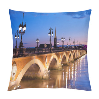 Personality  The Pont De Pierre In Bordeaux Pillow Covers