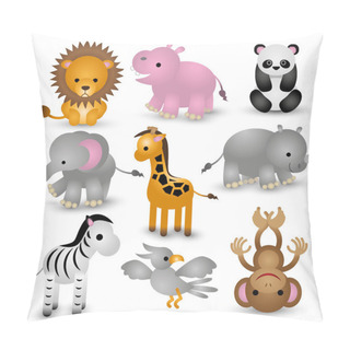 Personality  Cute Animal Illustrations Pillow Covers