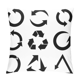 Personality  Arrows Icon Set. Pillow Covers