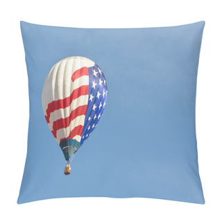 Personality  Red White And Blue Hot Air Balloon Pillow Covers