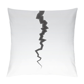 Personality  Black Earth Crack Pillow Covers