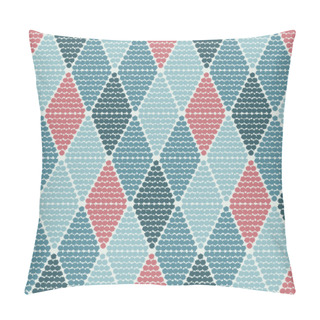 Personality  Seamless Pattern With Rhombuses Tribal Pillow Covers