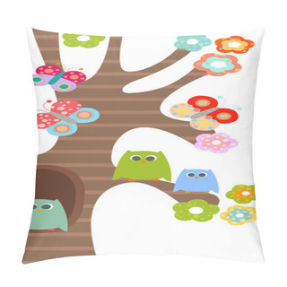 Personality  Sweet Owls Pillow Covers
