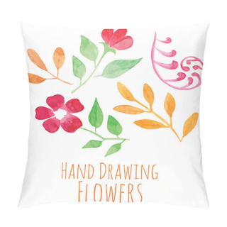 Personality  Vector Floral Collection Set Pillow Covers