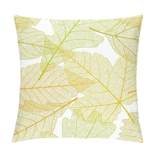 Personality  Seamless Autumn Leaves Pattern 01 Pillow Covers