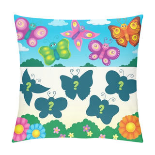 Personality  Butterfly Riddle Theme Image 3 Pillow Covers