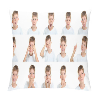 Personality  Emotional Little Boy Pillow Covers