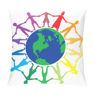 Personality  World Pillow Covers