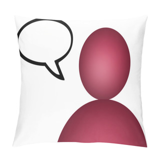 Personality  Red Person Pillow Covers