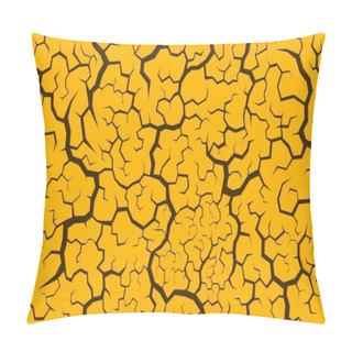 Personality  Dry Cracked Soil Pillow Covers