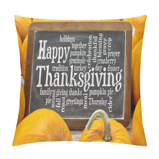 Personality  Happy Thanksgiving Word Cloud  Pillow Covers