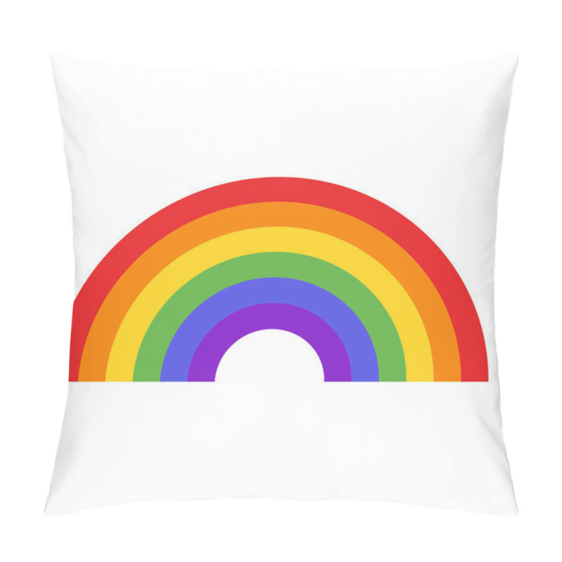 Personality  Rainbow icon pillow covers