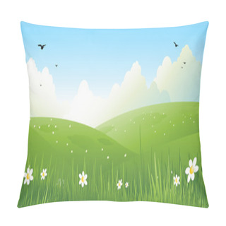 Personality  Nature Landscape Background Pillow Covers