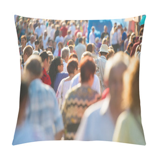Personality  People Walking On The City Street Pillow Covers