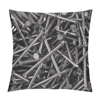 Personality  Iron Nails Background Pillow Covers