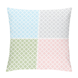 Personality  Set Of Vintage Seamless Pattern Backgrounds Pillow Covers
