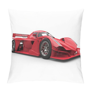 Personality  Angry Red Super Race Car - Beauty Shot Pillow Covers